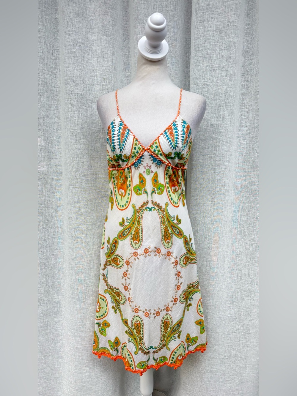 Taka paisley floral mini dress
